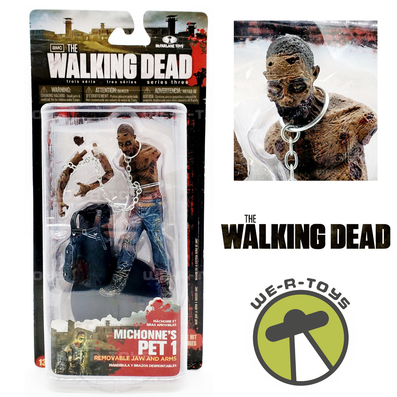 McFarlane Toys Collectible The Walking Dead Michonne's Pet Zombies
