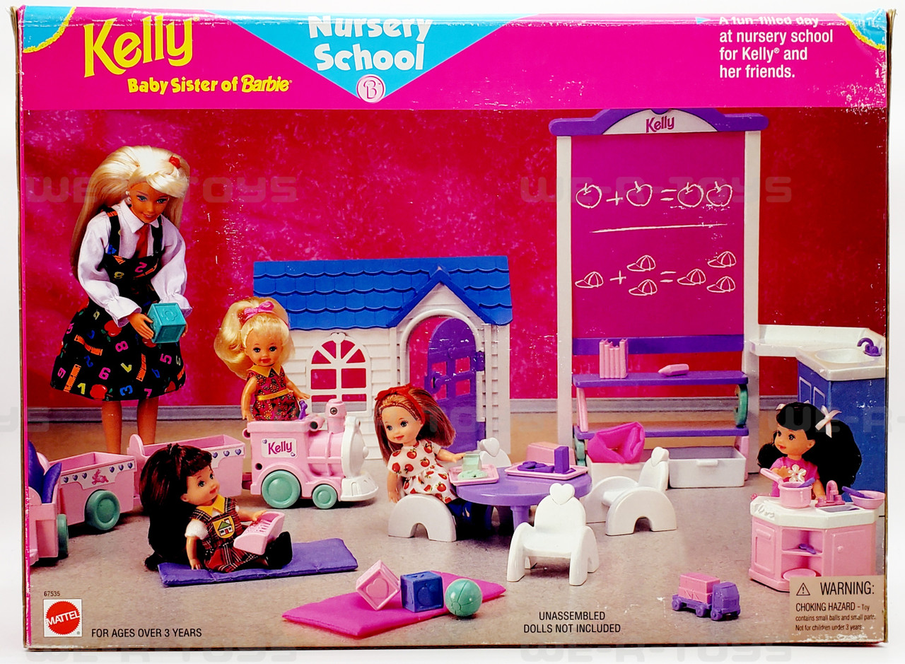 Barbie Kelly Nursery School Playset 1996 Mattel 67535 WeRToys