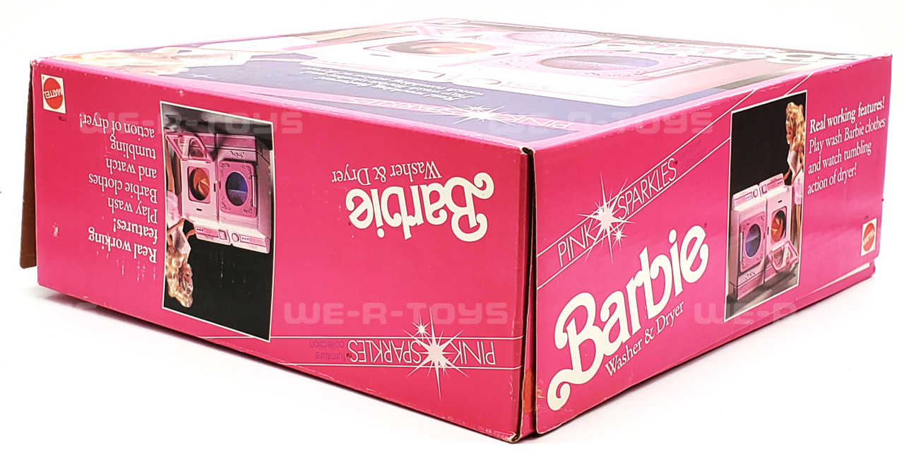 Barbie Washer & Dryer Pink Sparkles Furniture Collection 1990 Mattel -  We-R-Toys