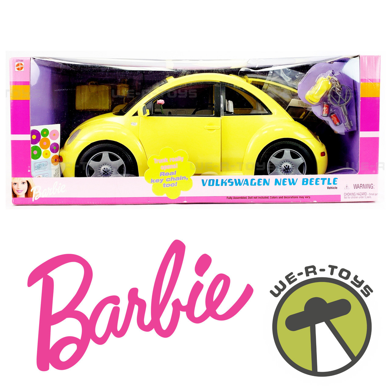 Barbie yellow deals volkswagen beetle