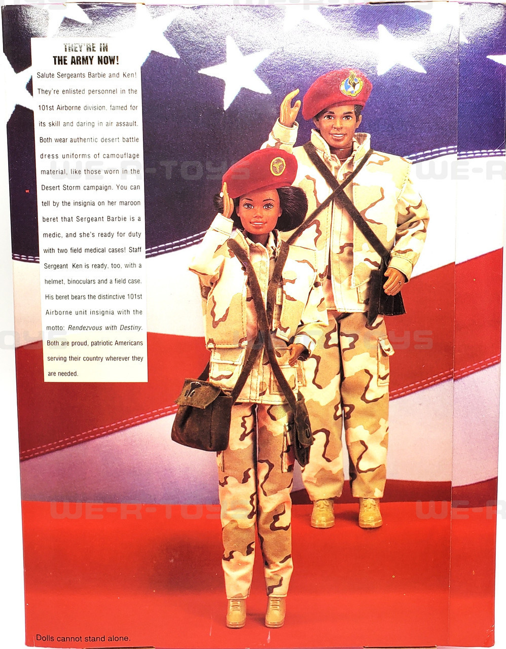 Stars 'n Stripes Army Barbie & Ken Deluxe Set African