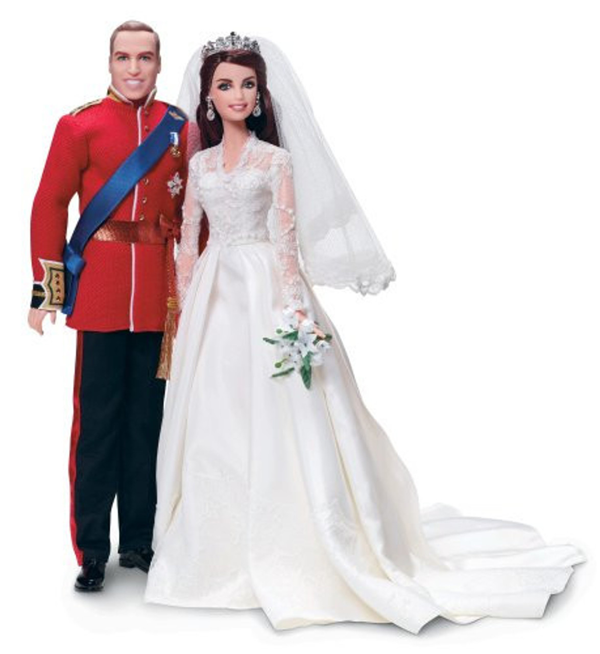 Barbie Collector William and Kate Middleton Royal Wedding Gold Label Dolls