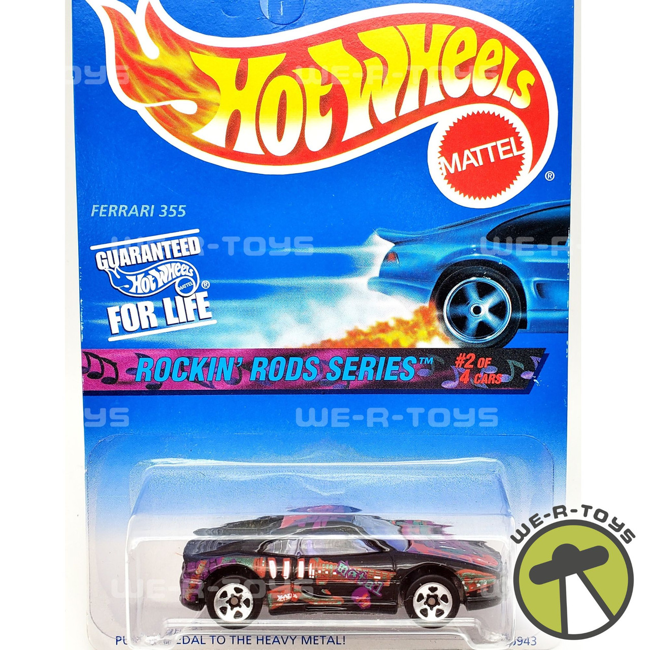 Hot Wheels Ferrari 355 Rockin' Rods Series Black Pedal to the