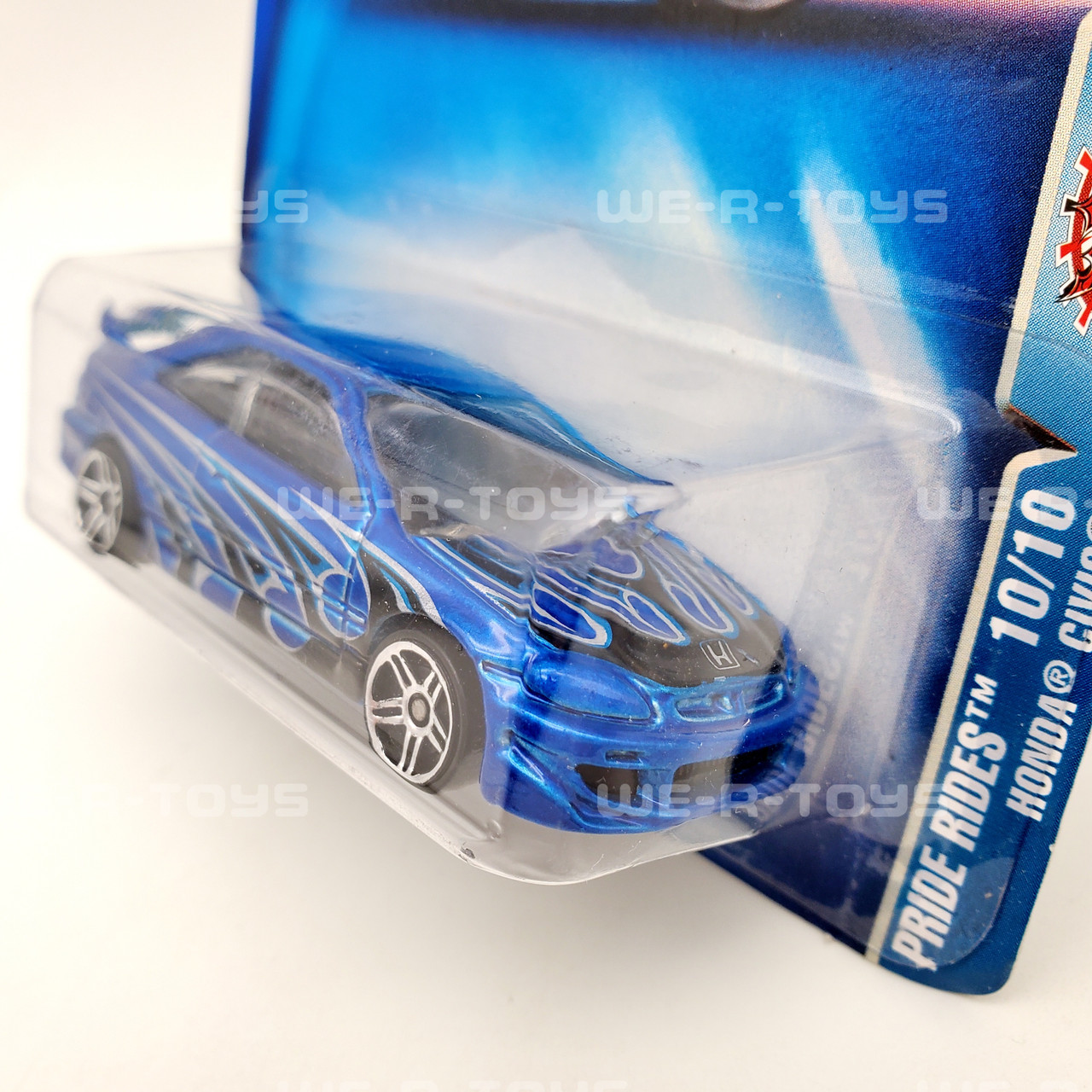 Hot Wheels Honda Civic Black and Blue Pride Rides 10/10 Mattel