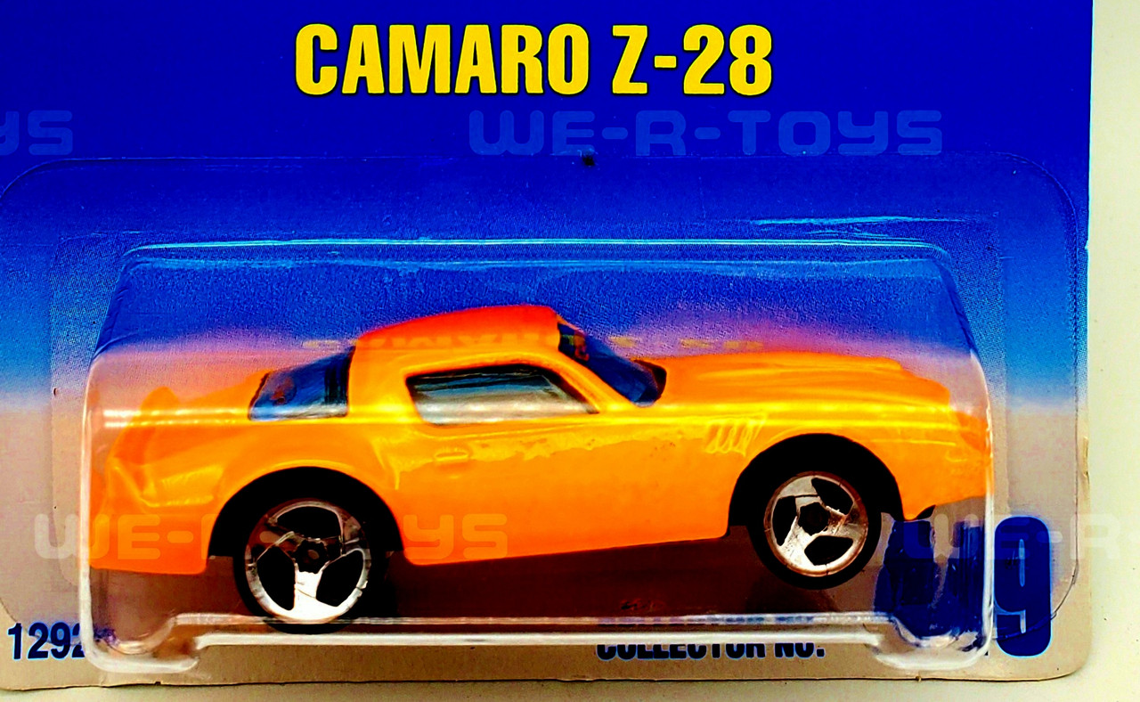 Hot Wheels Chevrolet Camaro Z-28 Neon Orange Die cast Vehicle