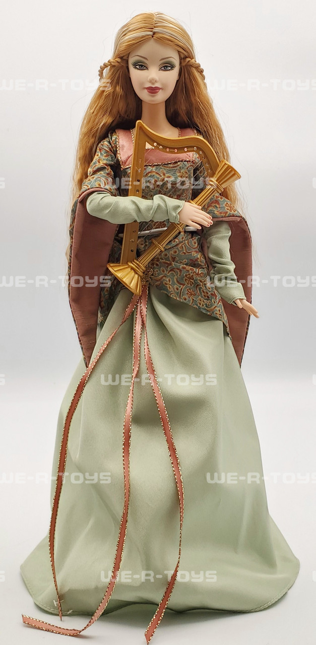 Barbie Lot - 3 Ireland Dolls Princess 2001, The Bard 2003