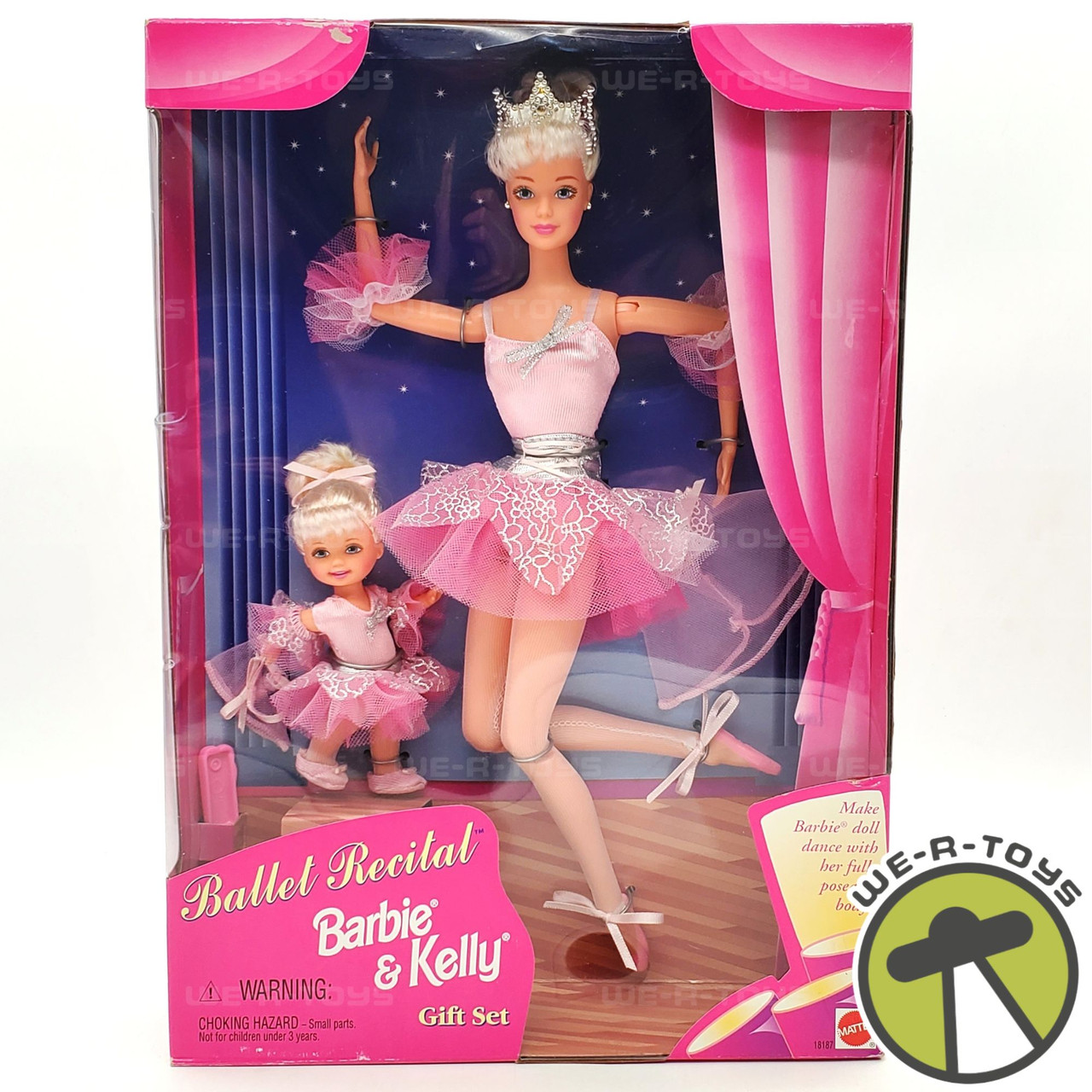 Ballet Recital Barbie and Kelly Doll Gift Set 1997 Mattel #18187