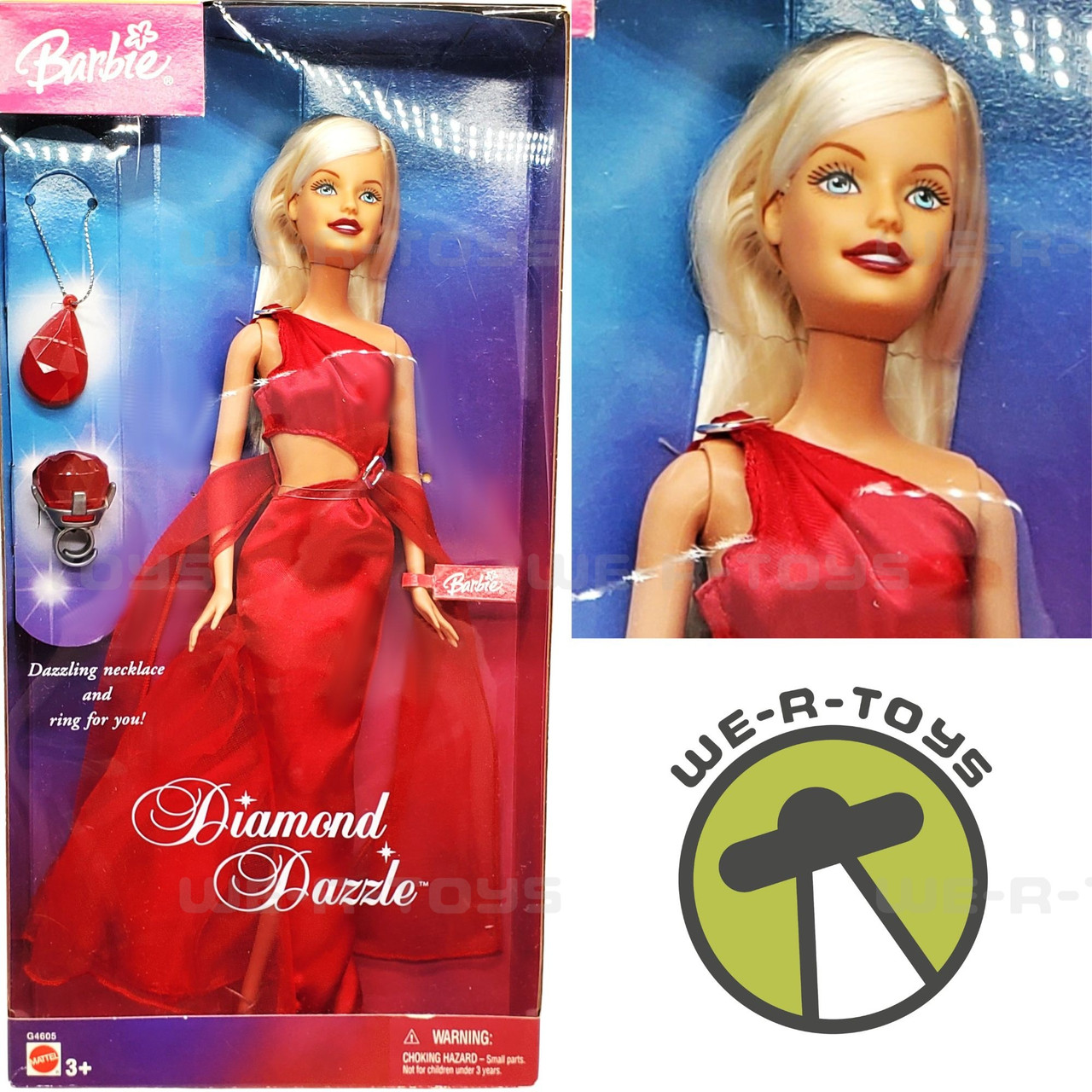 Barbie Diamond Dazzle Doll with a Dazzling Necklace and Ring for You Mattel  2004