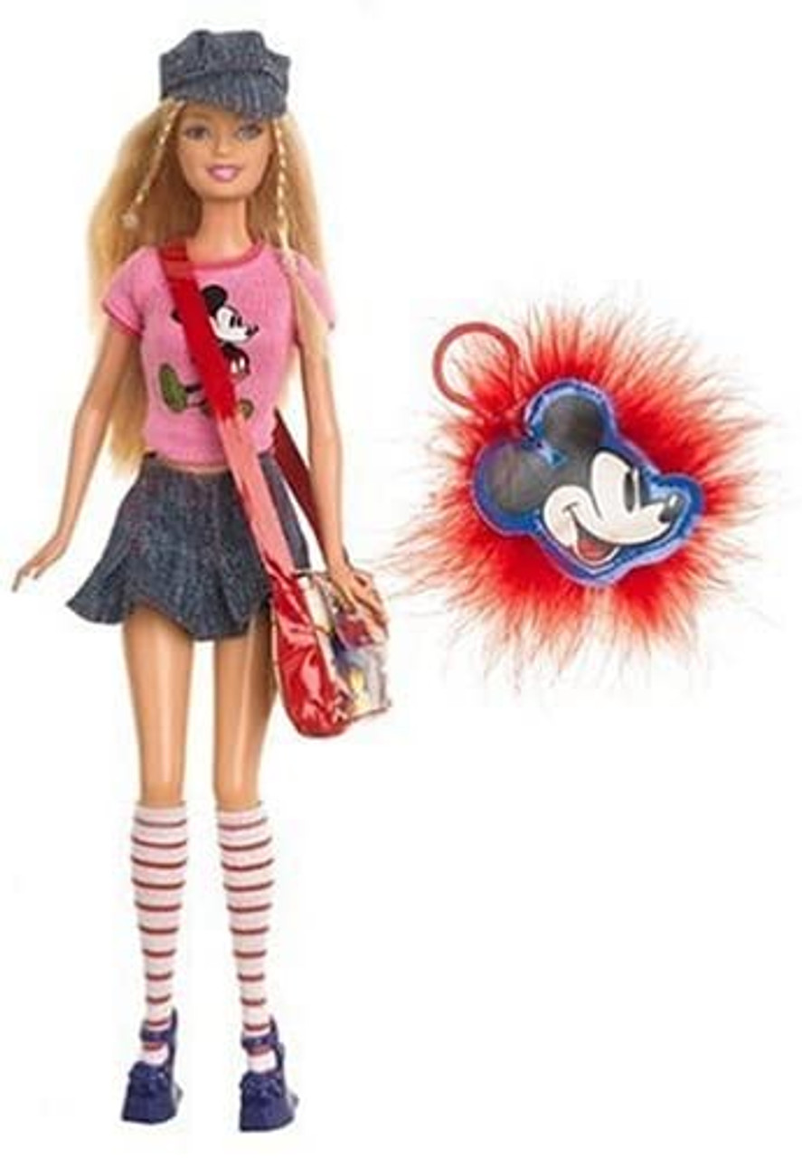 Barbie Loves Mickey Mouse Barbie Doll Pop Culture Collection 2004 Mattel  H6468