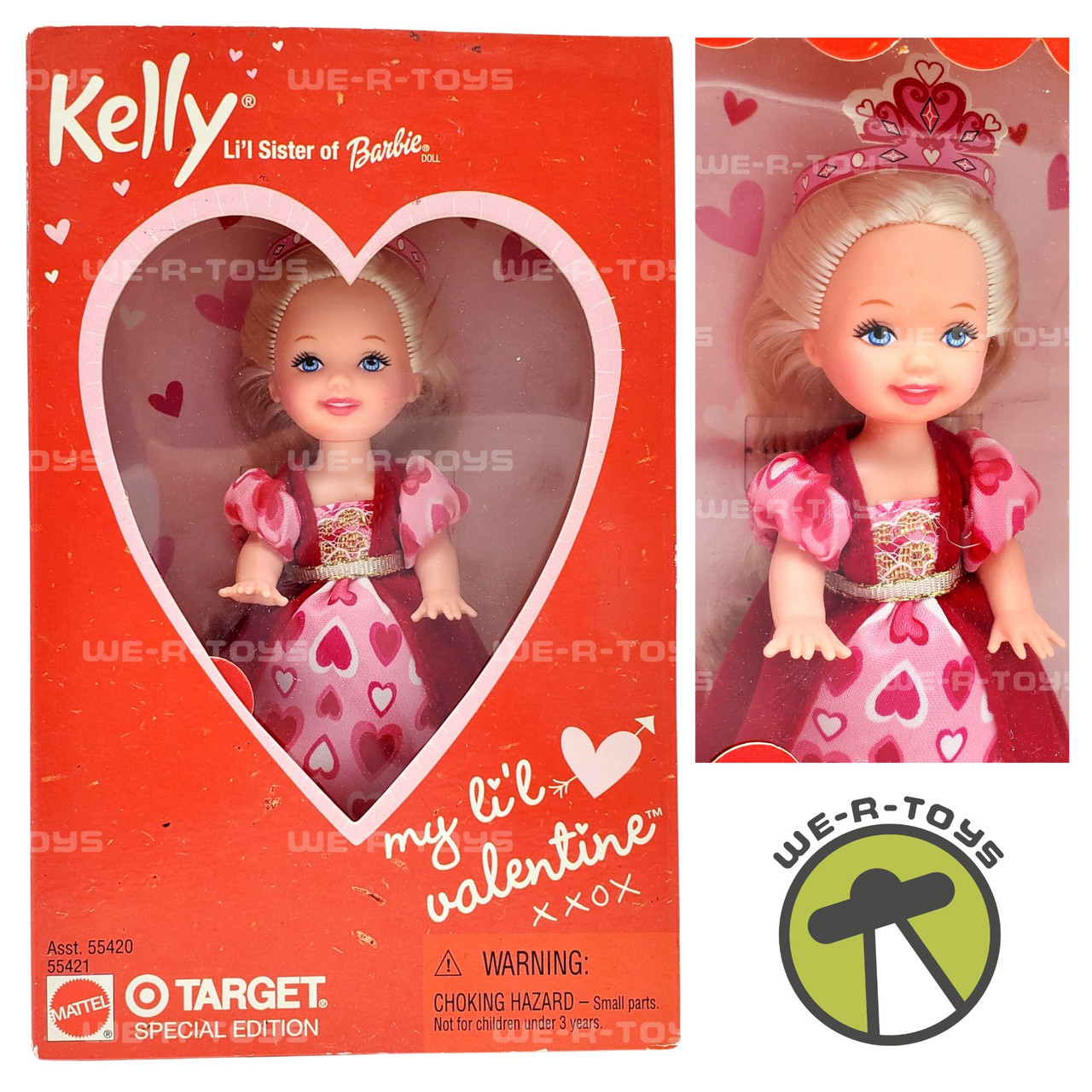 Valentines Kelly Barbie Doll Lil' Heart Redhead Jenny Sweet by