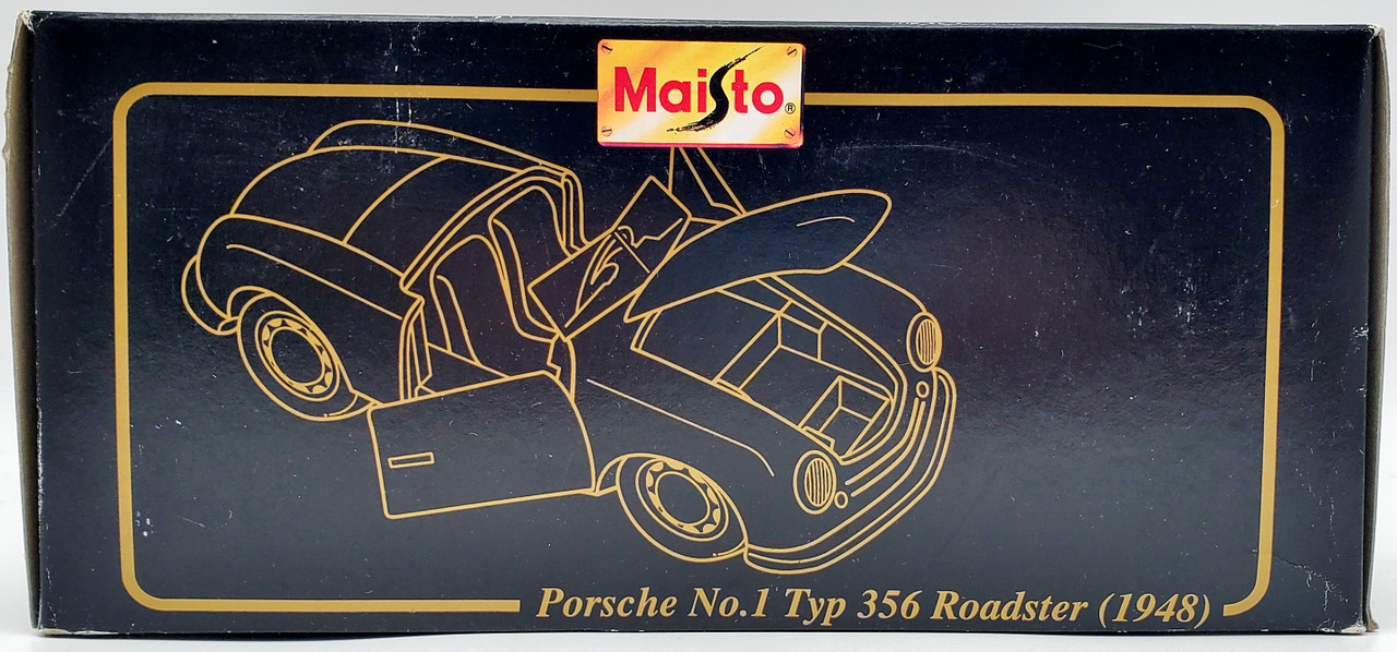 マイスト　ポルシェ　No.1 Typ 356ロードスター1948 Maisto 1948 Porsche No. 1 Typ 356 Roadster 1948 Silver 1:24