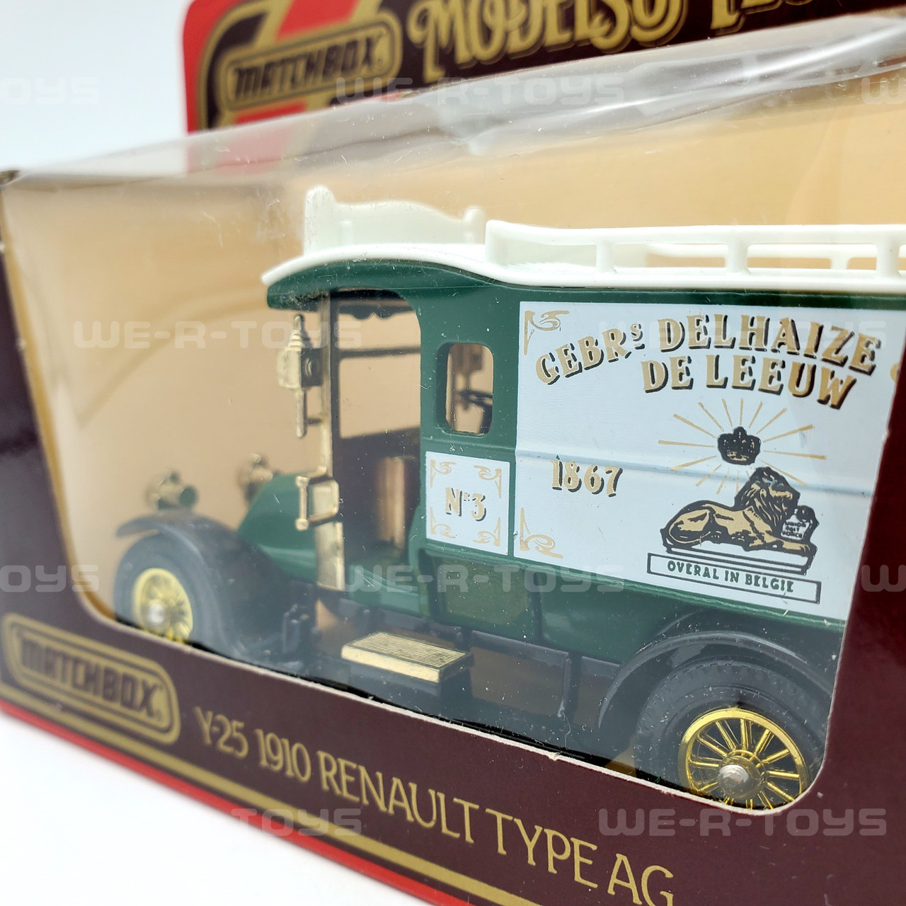 Models of Yesteryear 1910 Renault Type AG Green Delhaize Matchbox