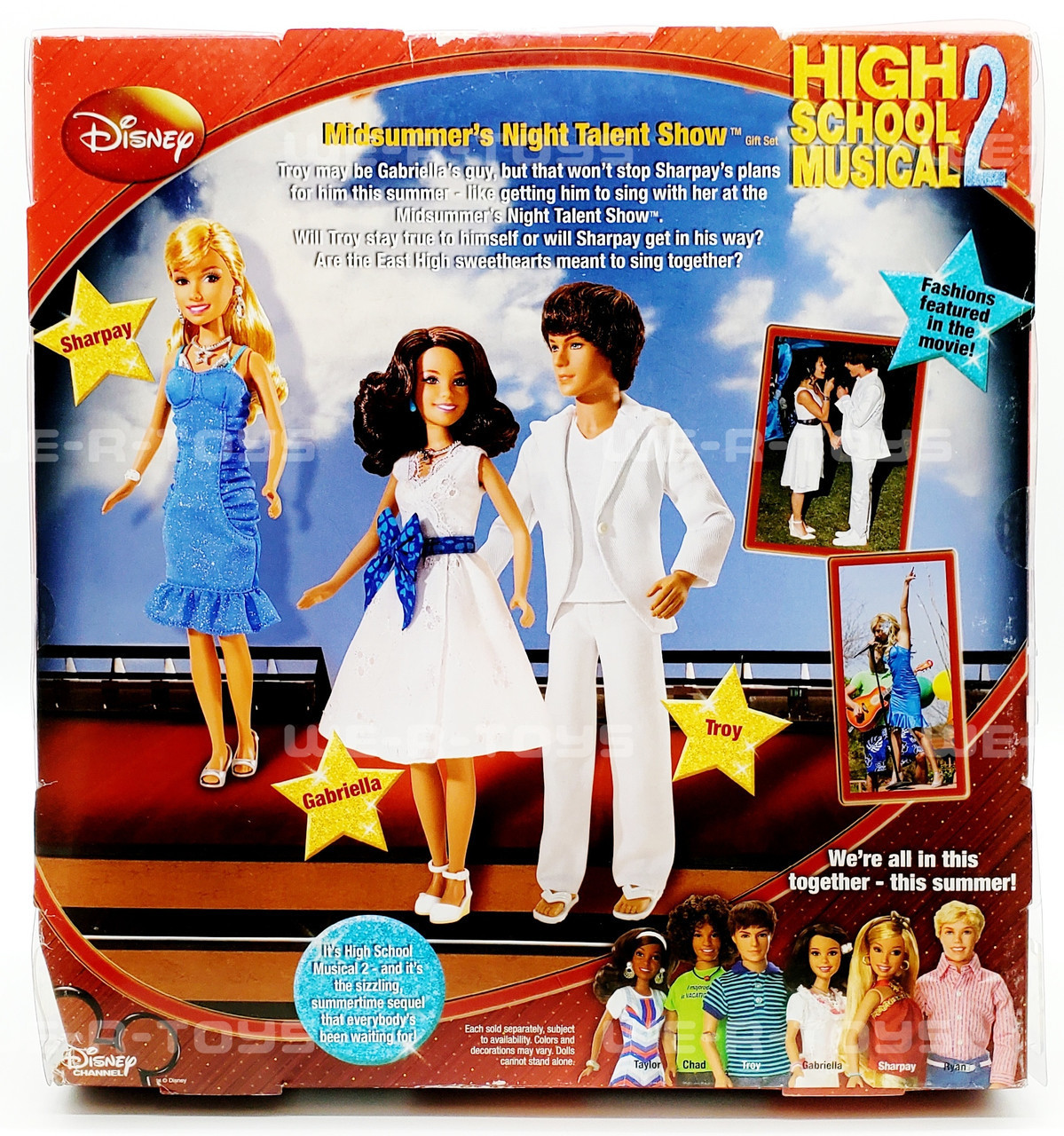 Disney High School Musical 2 Midsummer's Night Talent Show 3 Doll