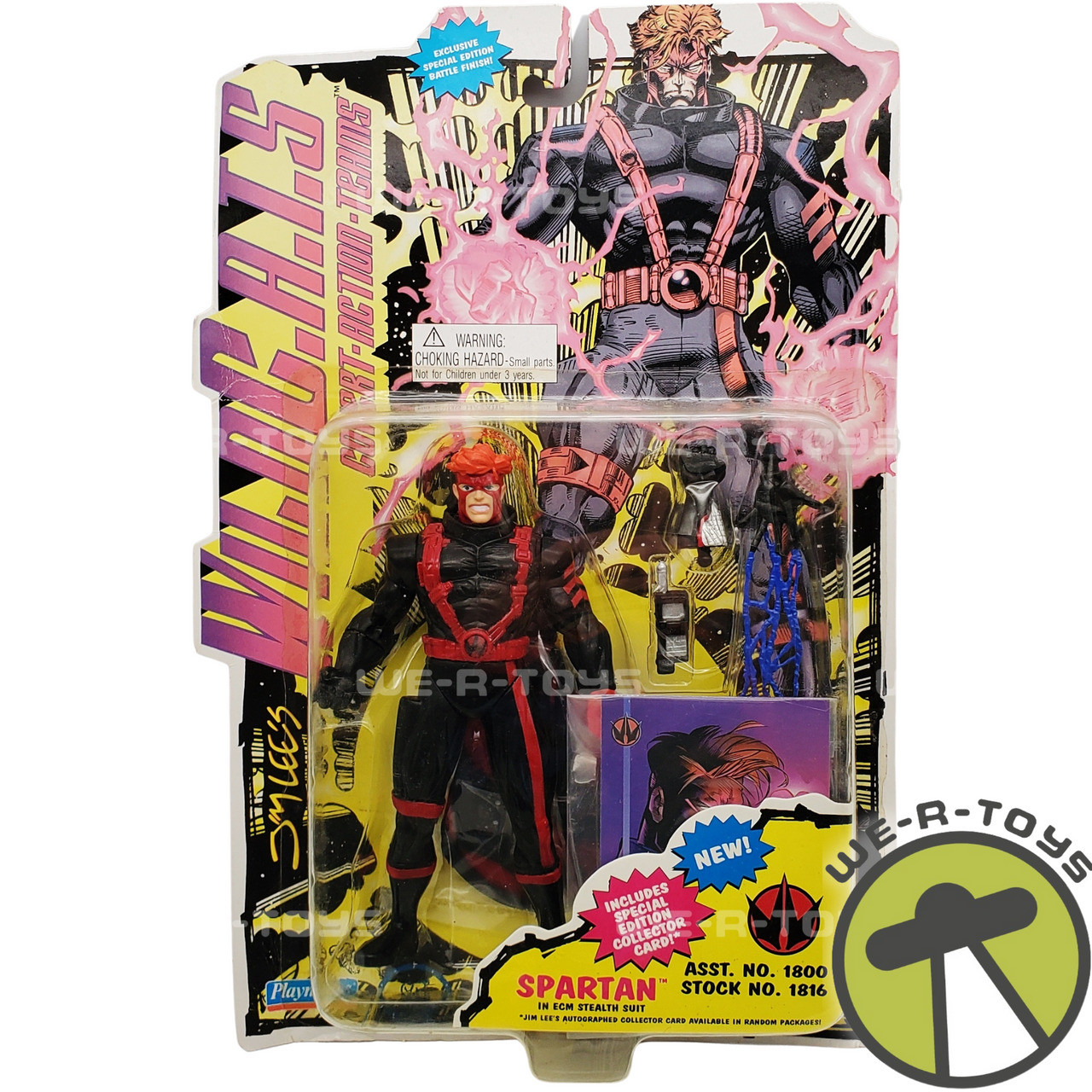WildC.A.T.S. Spartan in ECM Stealth Suit Action Figure 1994 