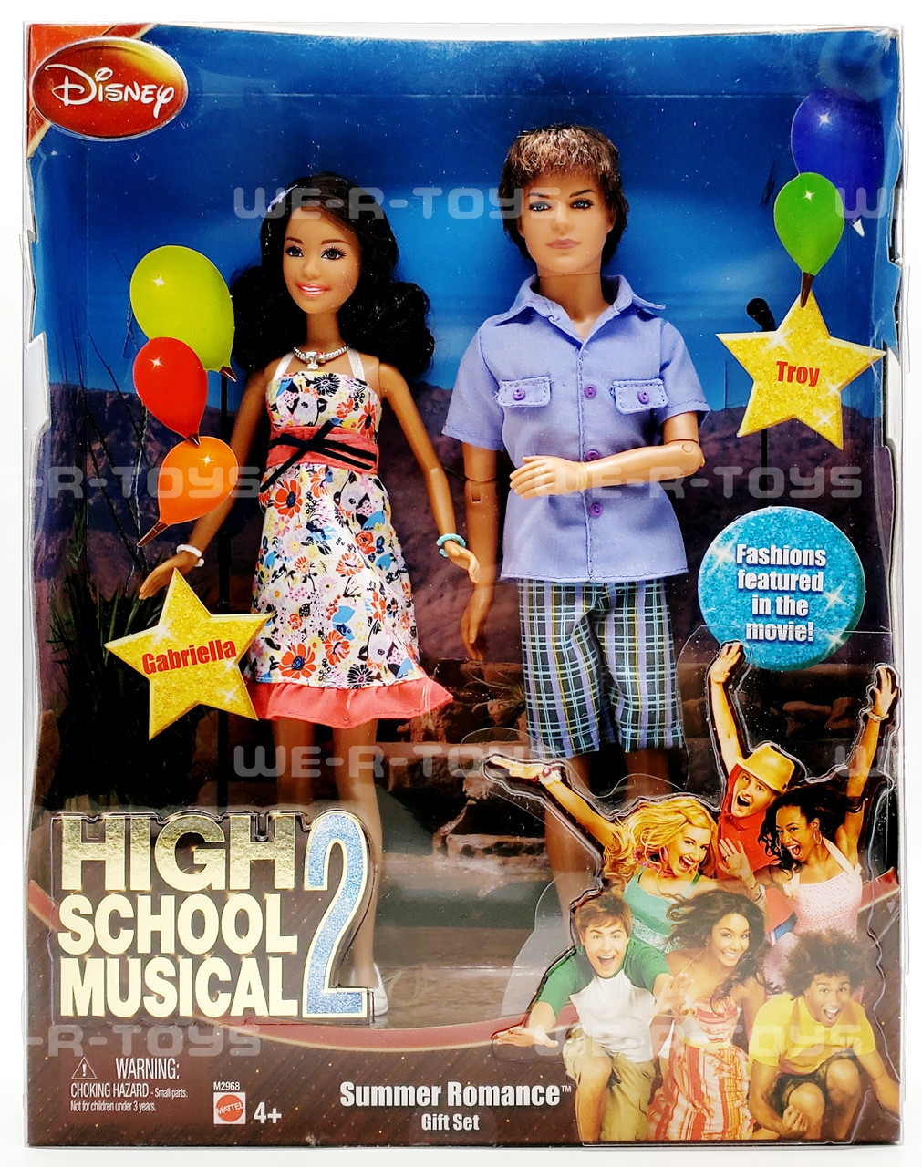 High School Musical 2 Gabriella and Troy Summer Romance Dolls 2007 Mattel  M2968