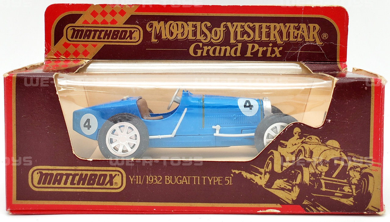 Models of Yesteryear Grand Prix 1932 Bugatti Type 51 Blue