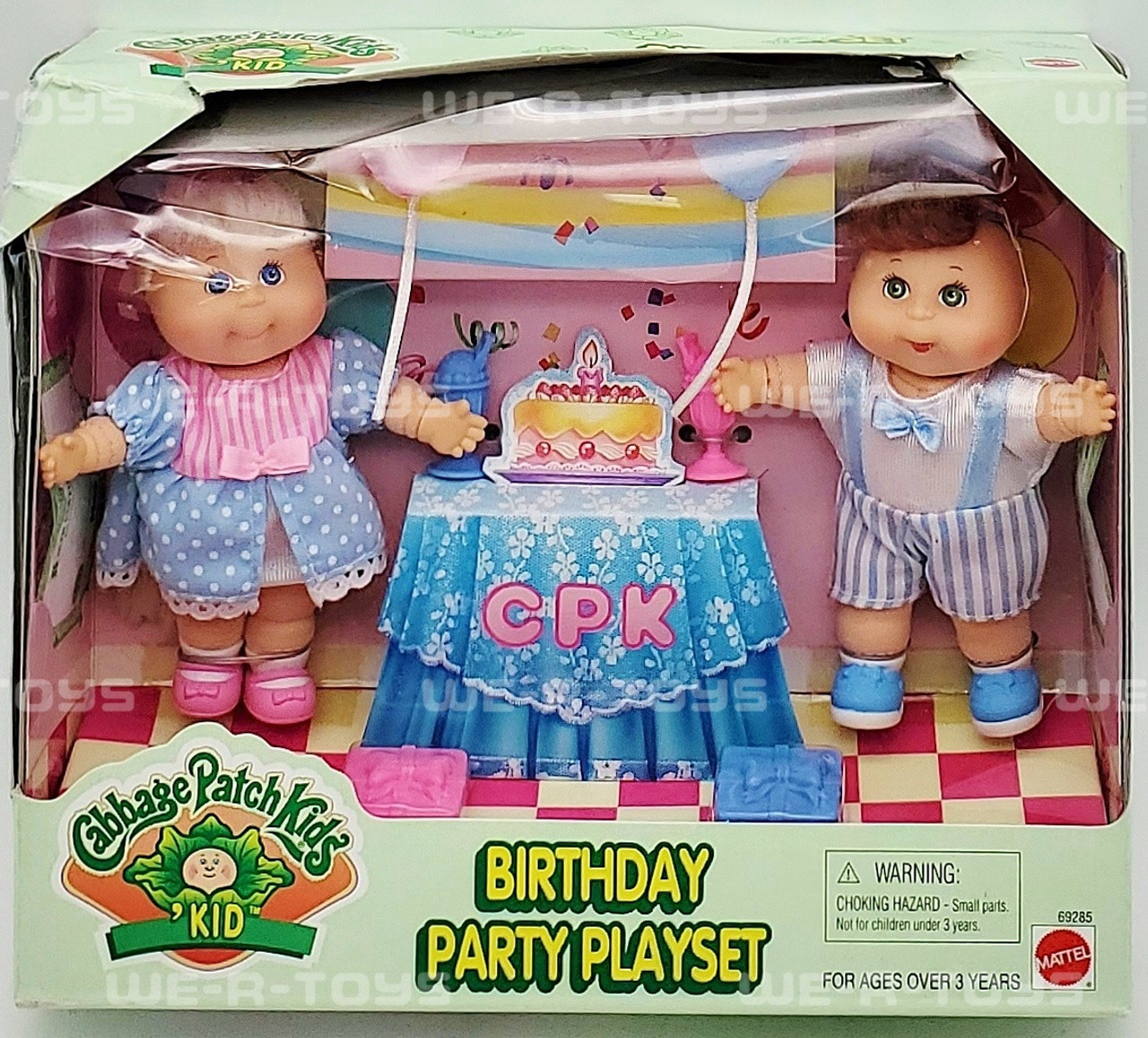 Cabbage Patch Kids 'Kid Birthday Party Playset 1997 Mattel 69285