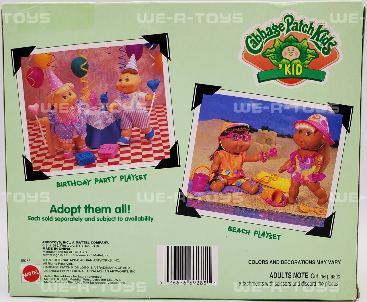Cabbage Patch Kids 'Kid Birthday Party Playset 1997 Mattel 69285