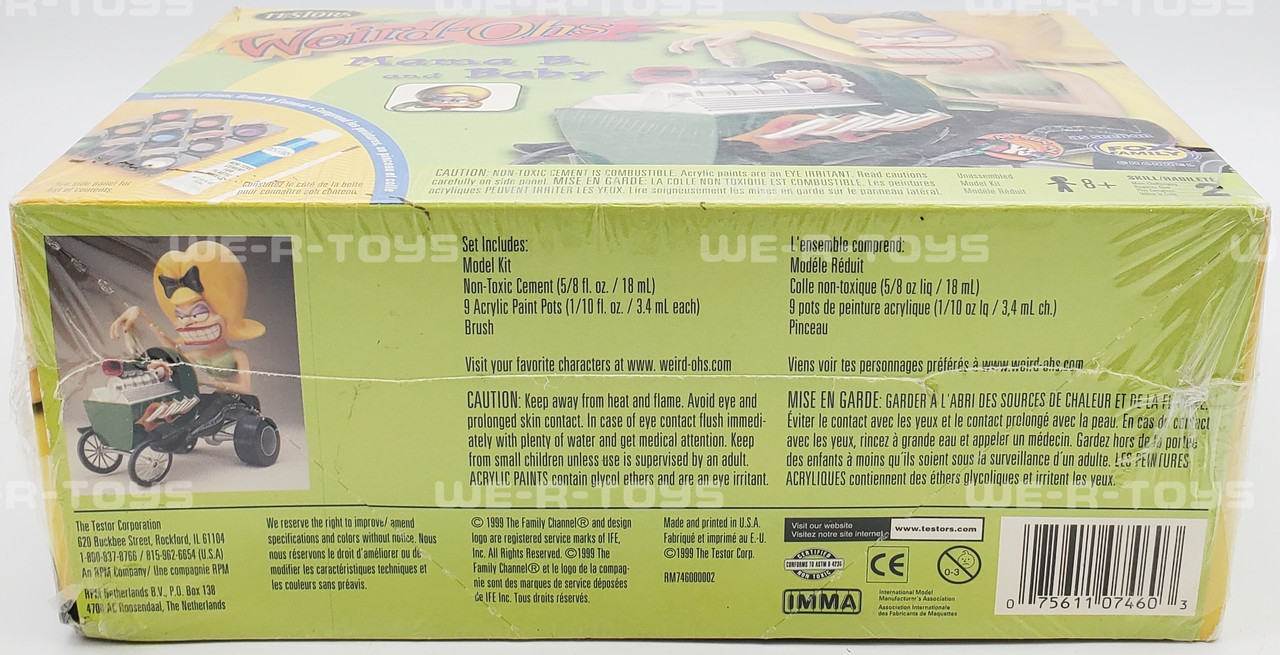 Weird-Ohs Mama B. and Baby Model Kit 1999 Testors No. 746