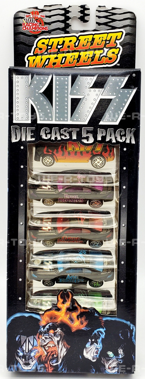 KISS Street Wheels Die-Cast 5 Pack Vehicles Racing Champions 1999