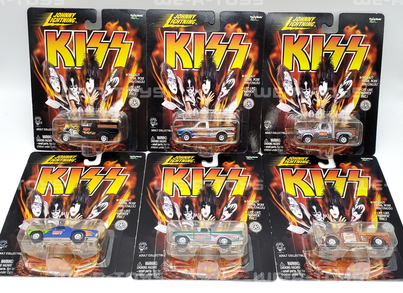 Johnny Lightning KISS Set of 6 Die-Cast Vehicles Different Styles