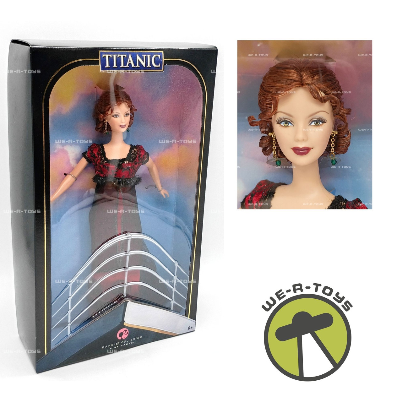 Titanic Barbie Doll as Rose Dewitt Bukater Pink Label 2007 Mattel