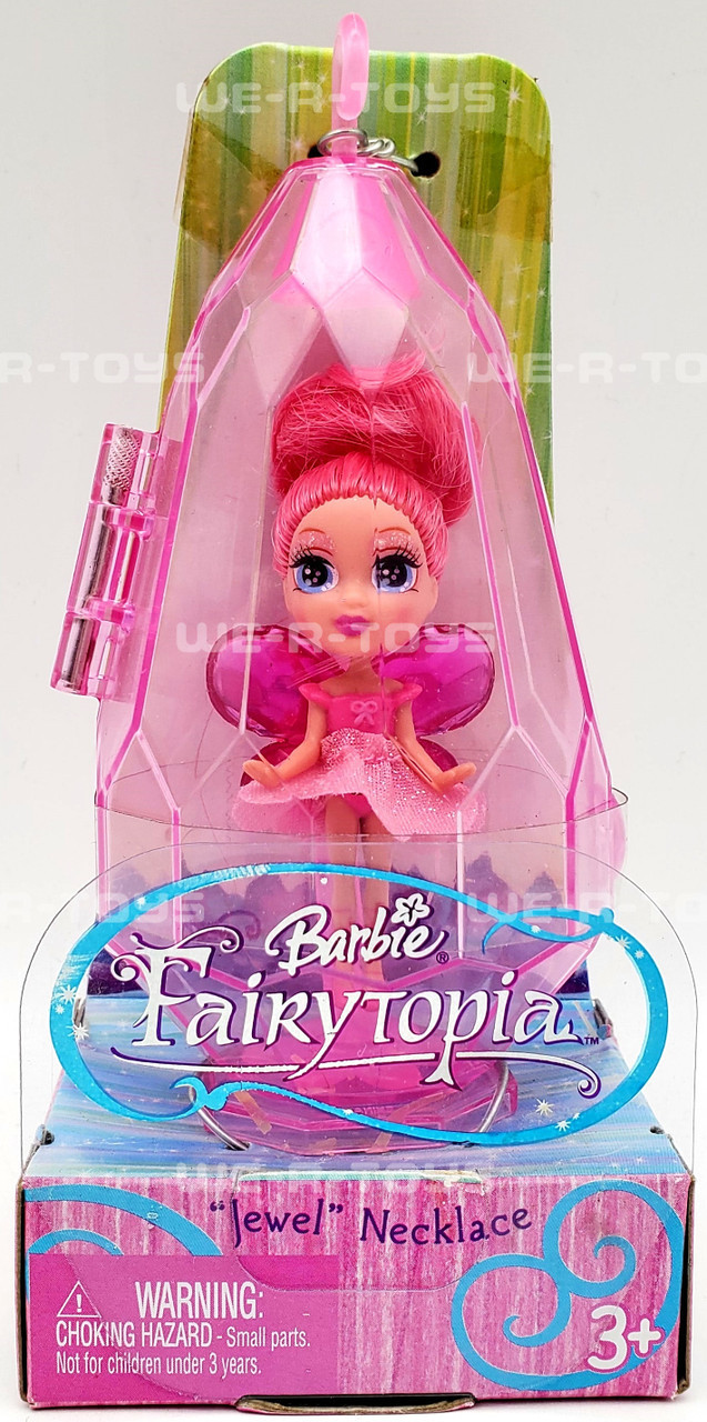 Barbie Fairytopia Sparkle Fairy Friend in Pink Jewel for Necklace