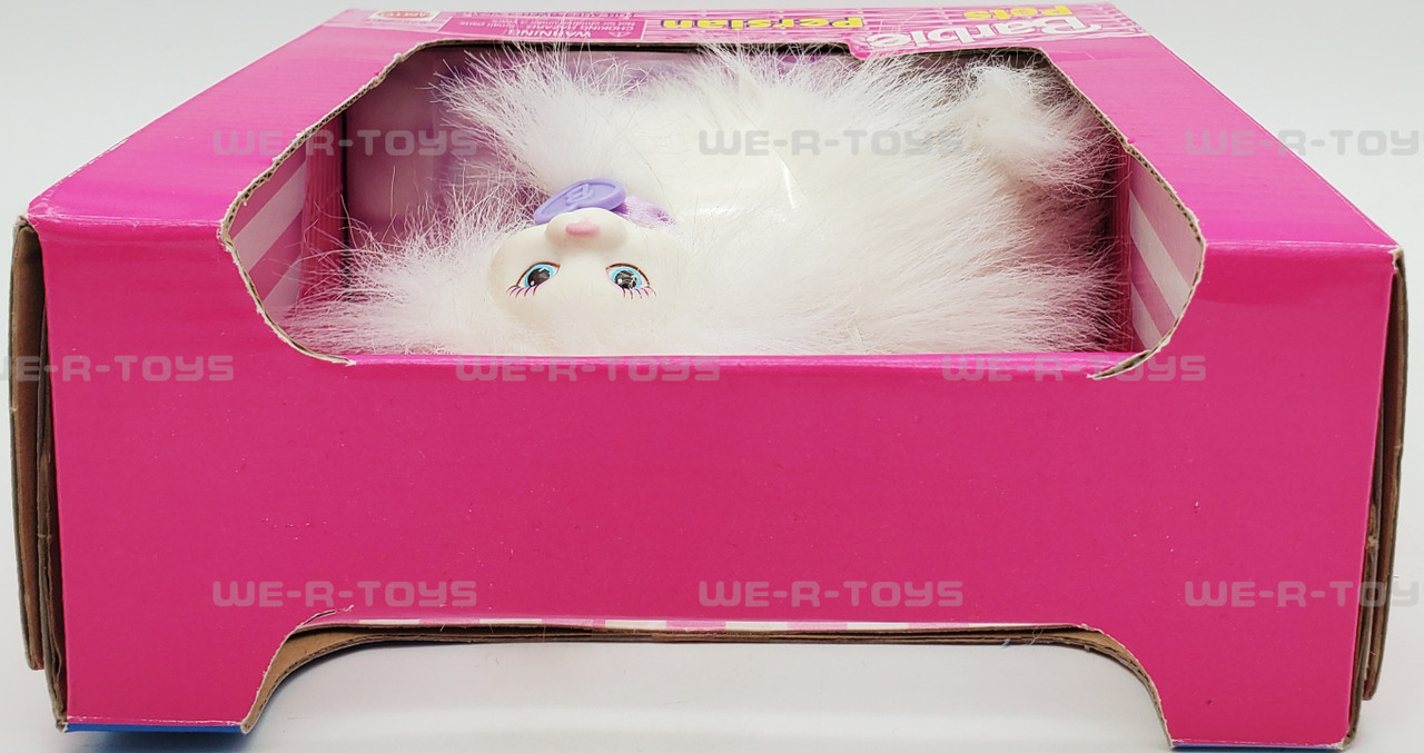Barbie Pets Persian Cat Plush with Collar and Comb 1998 Mattel