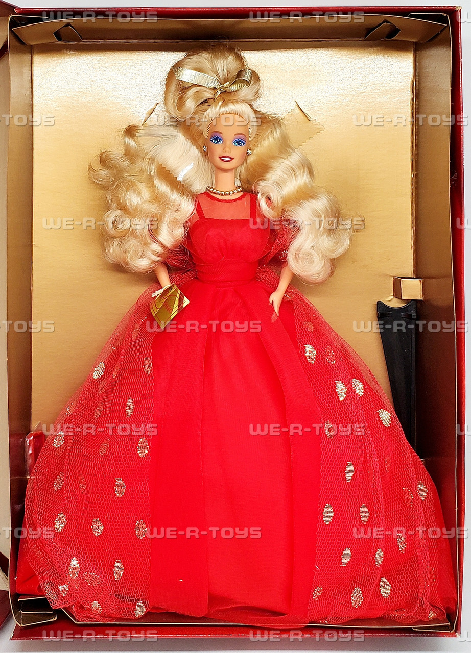 Barbie Evening Flame Special Limited Edition Doll Red Dress 1991 Mattel 1865 - We-R-Toys Barbie Evening Flame Special Limited Edition Doll Red Dress 1991 Mattel 1865 - We-R-Toys