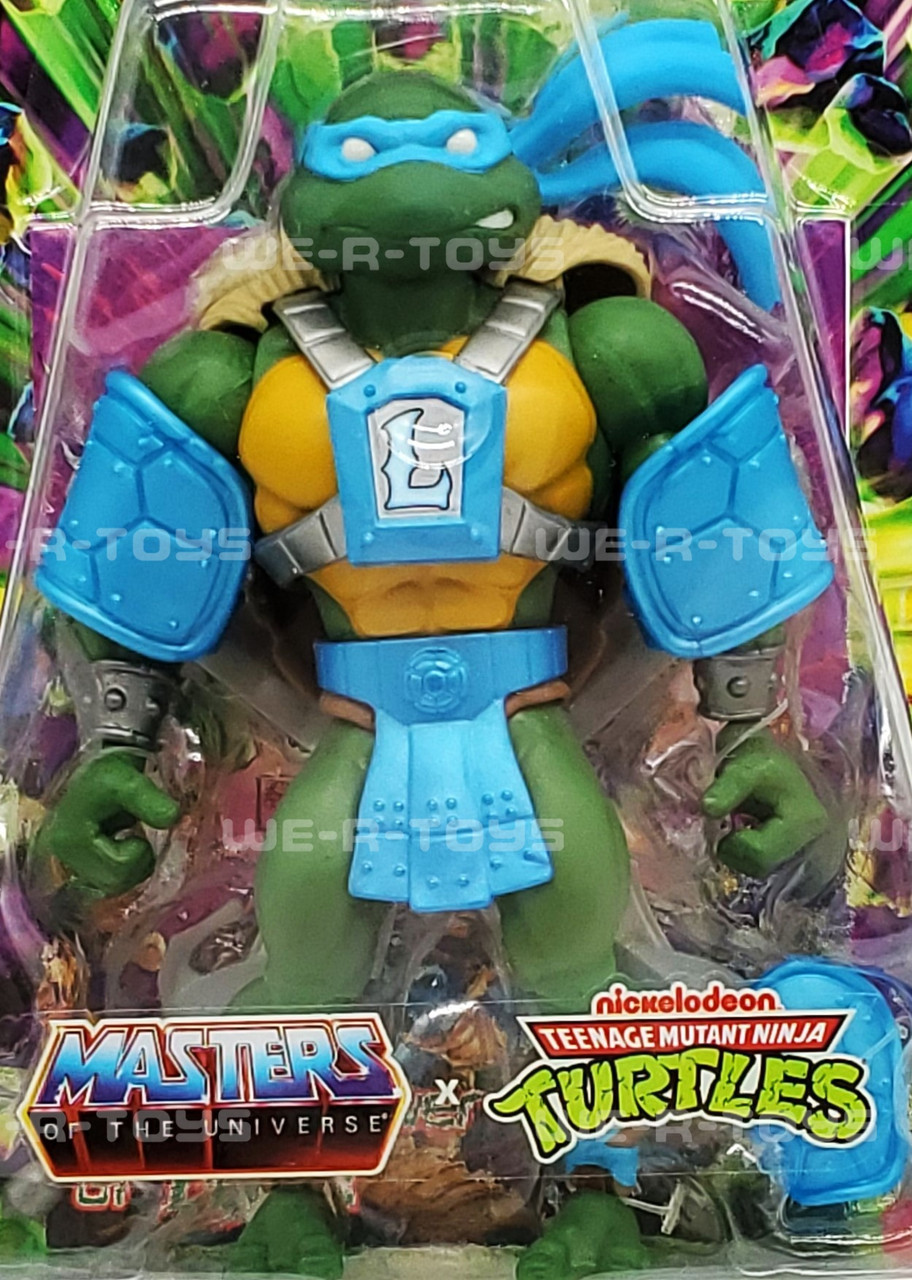 MOTU Origins Turtles of Grayskull Wave 1 Leonardo Action Figure Mattel 2023