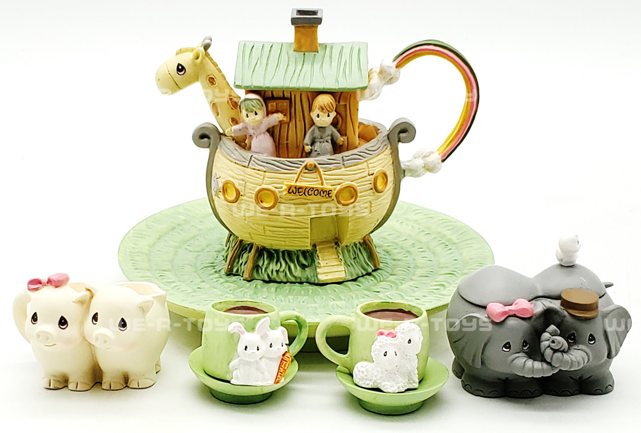 Precious Moments Noah's Ark Mini Tea Set Enesco 1996 No. 207121