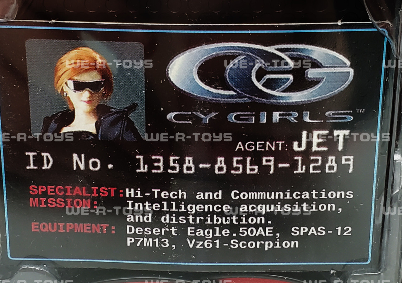 CY GIRLS 3/4 Collectible Figure　JET Blue Box Cy Girls Agent Jet Collectible Full Poseable Figure