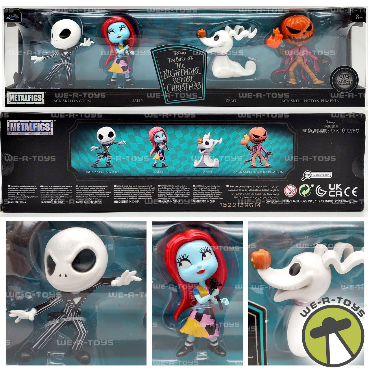 The Nightmare Before Christmas 4セット Jada 2.5