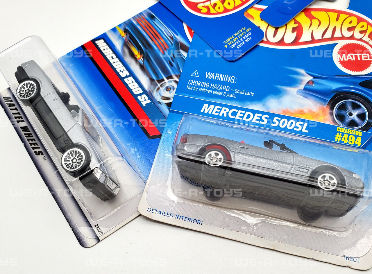 Hot Wheels Lot of 3 Different Variations of Mercedes 500SL Corgi