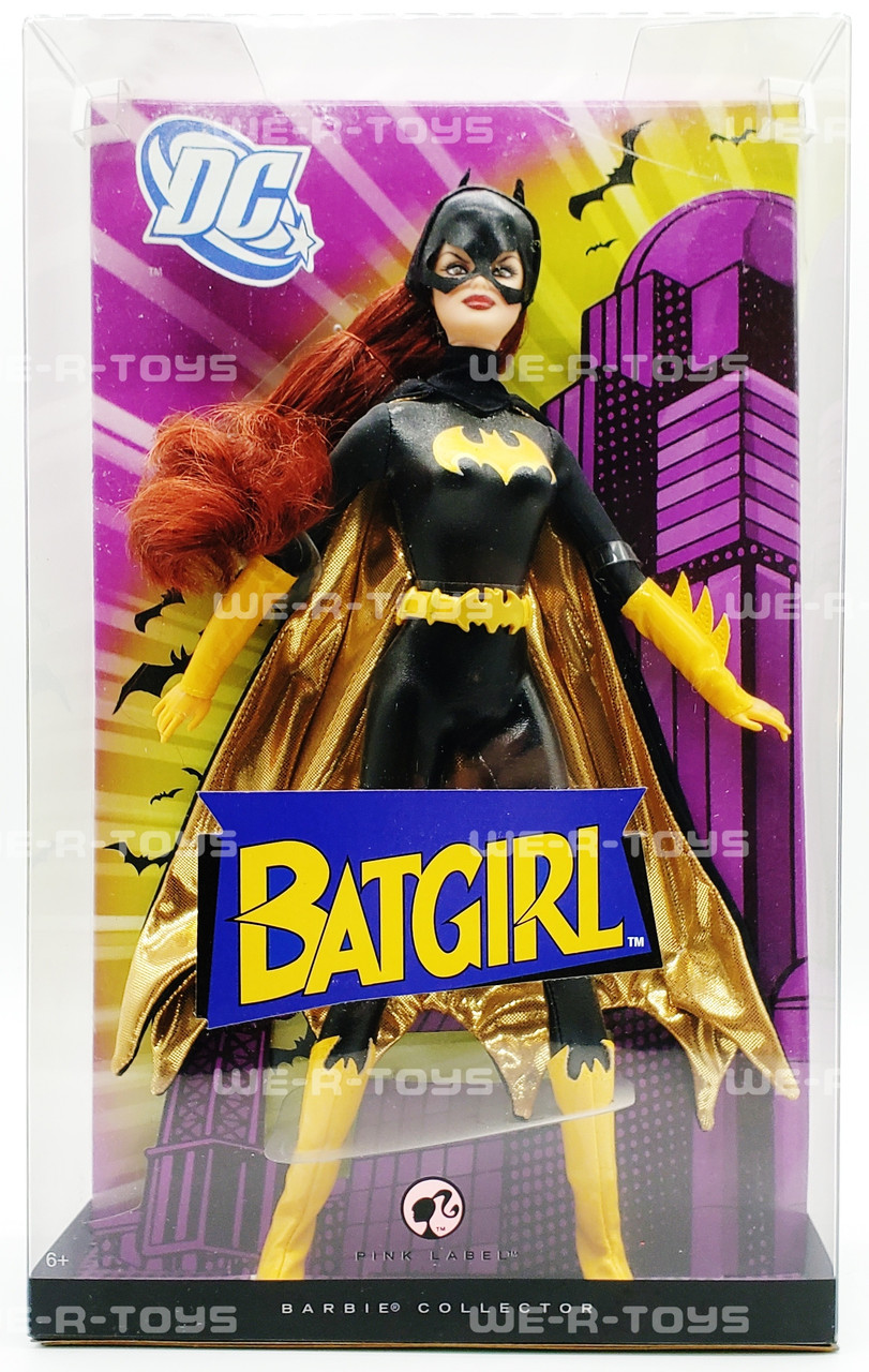 DC Batgirl Barbie Collector Doll Pink Label No. L9630 Mattel 2008