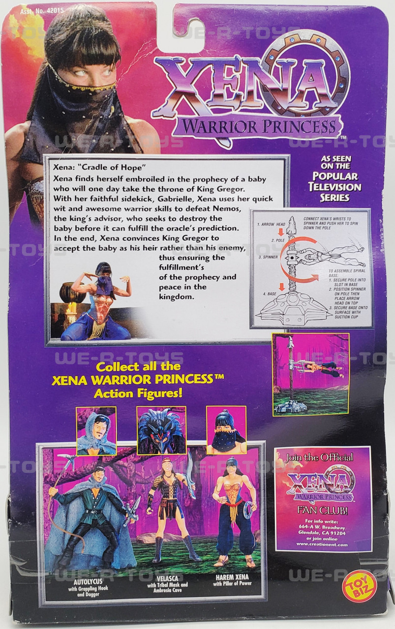 Xena Warrior Princess Harem Zena with Pillar of Power 1998 Toy Biz