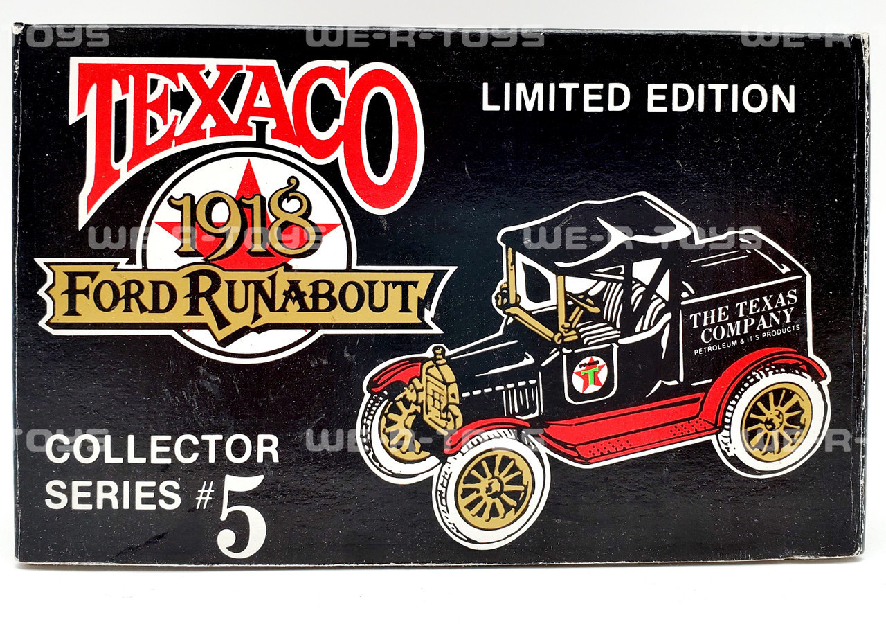 Texaco 1918 Ford Runabout Die Cast Metal Locking Coin Bank ERTL