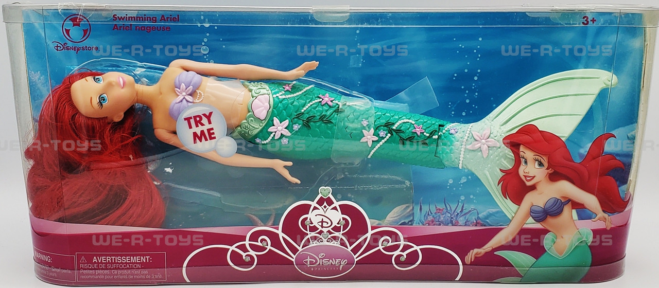 Disney ariel sales swimming doll