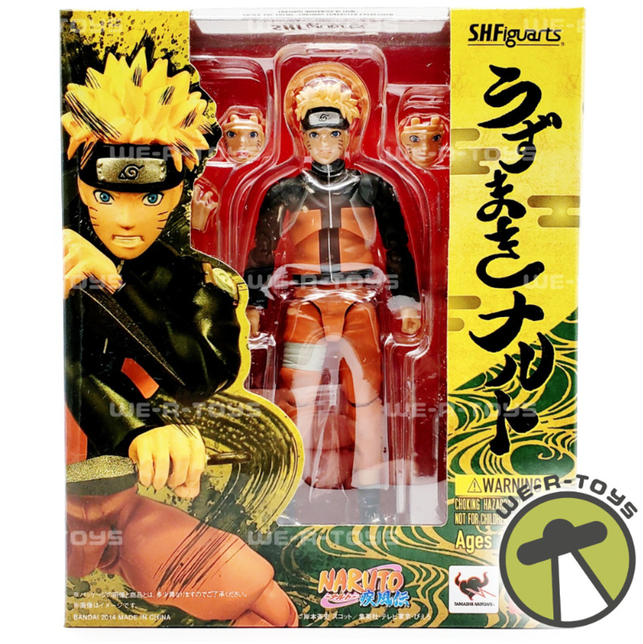 Bandai S.H.Figuarts Naruto Shippuden Naruto Uzumaki Action Figure -  We-R-Toys