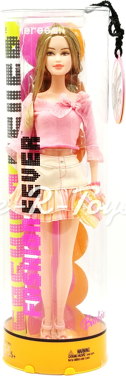 Barbie Fashion Fever Teresa Doll Pink Top White Skirt 2004 Mattel No. H0896  NRFB - We-R-Toys