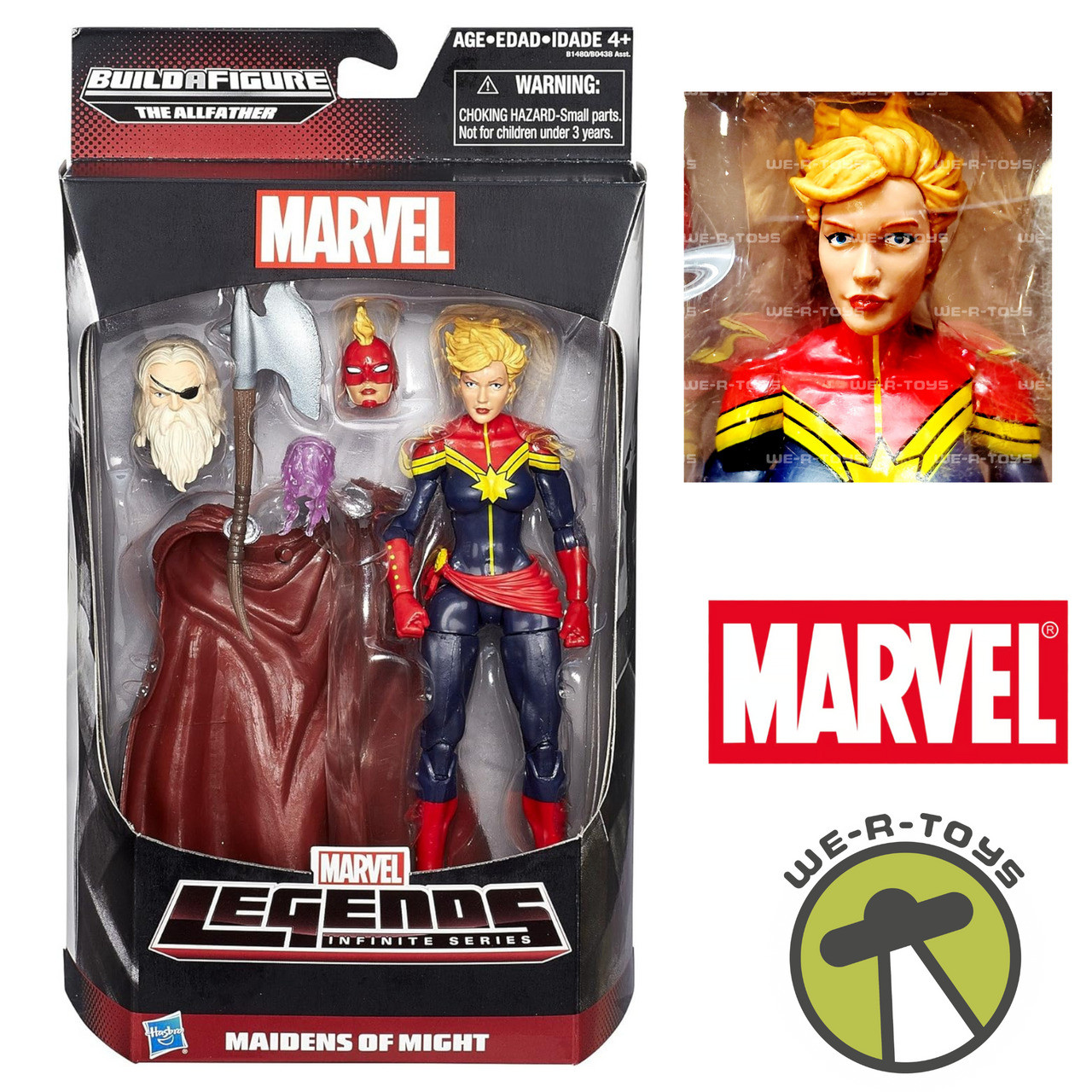 Marvel Legends Infinite Series Maidens of Might Captain Marvel 6 