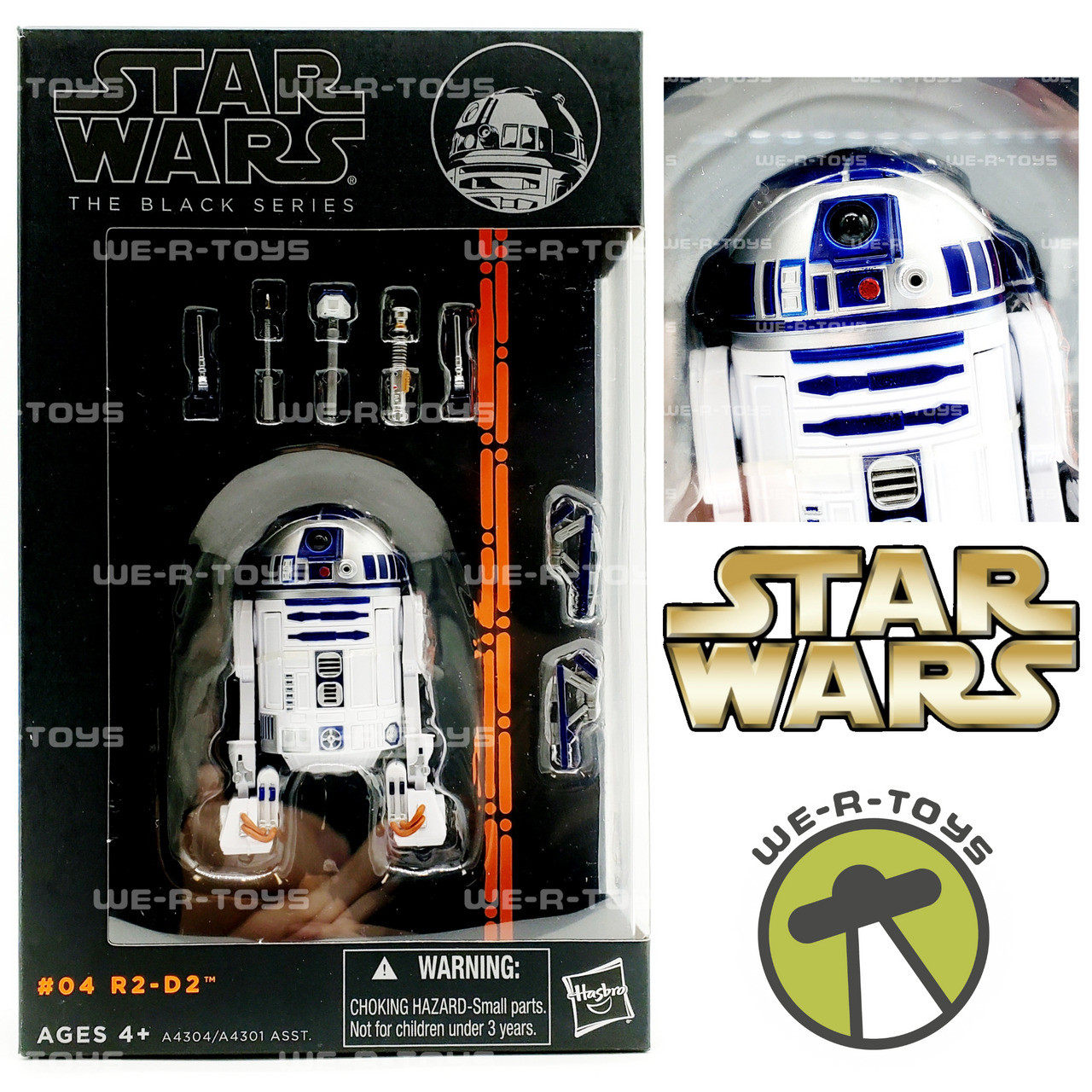 Star Wars The Black Series #04 R2-D2 Action Figure 2013 Hasbro