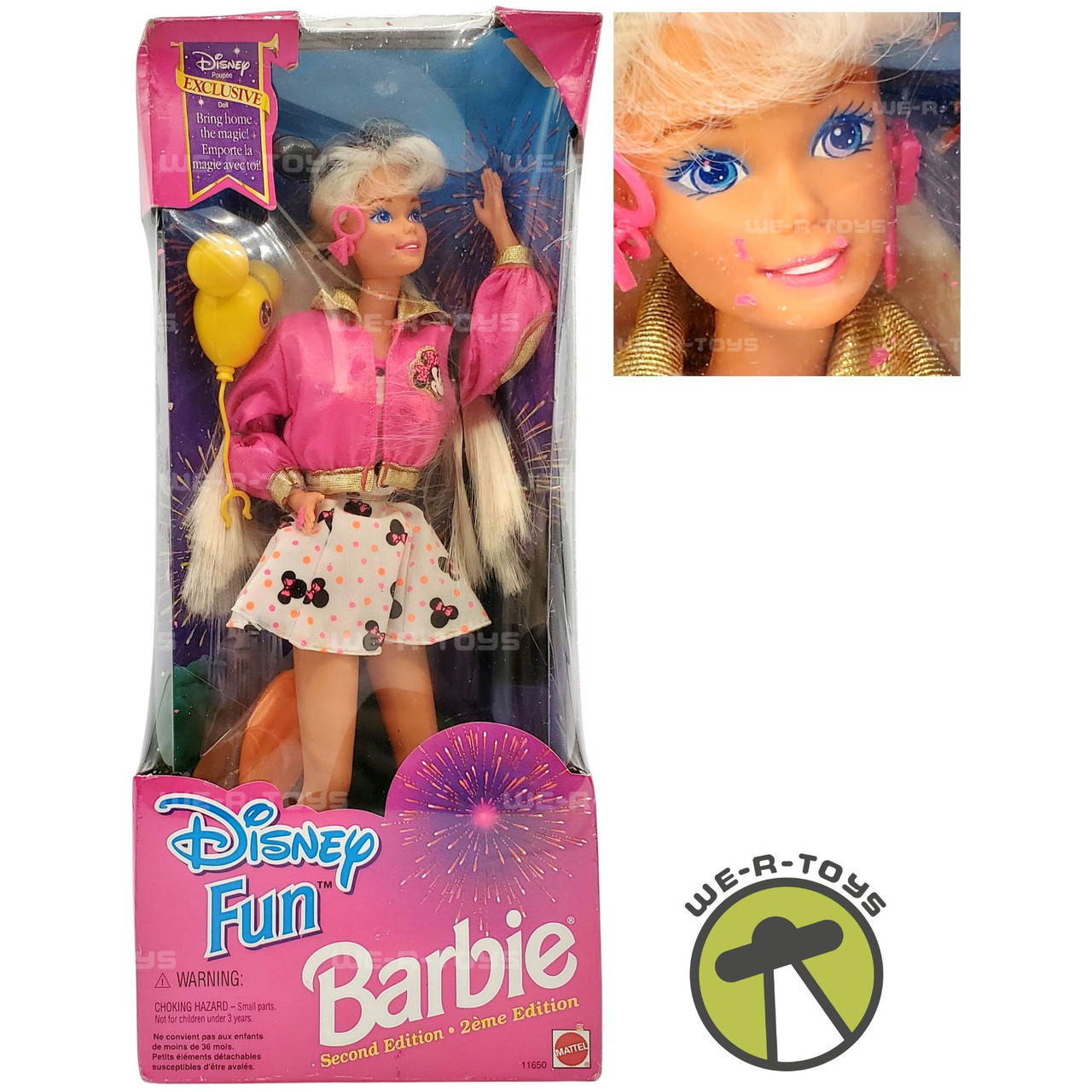 Barbie Disney Fun Second Edition Exclusive Doll 1994 Mattel 11650