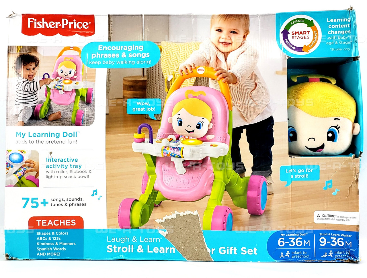 Fisher-Price Laugh & Learn Stroll & Learn Walker Gift Set