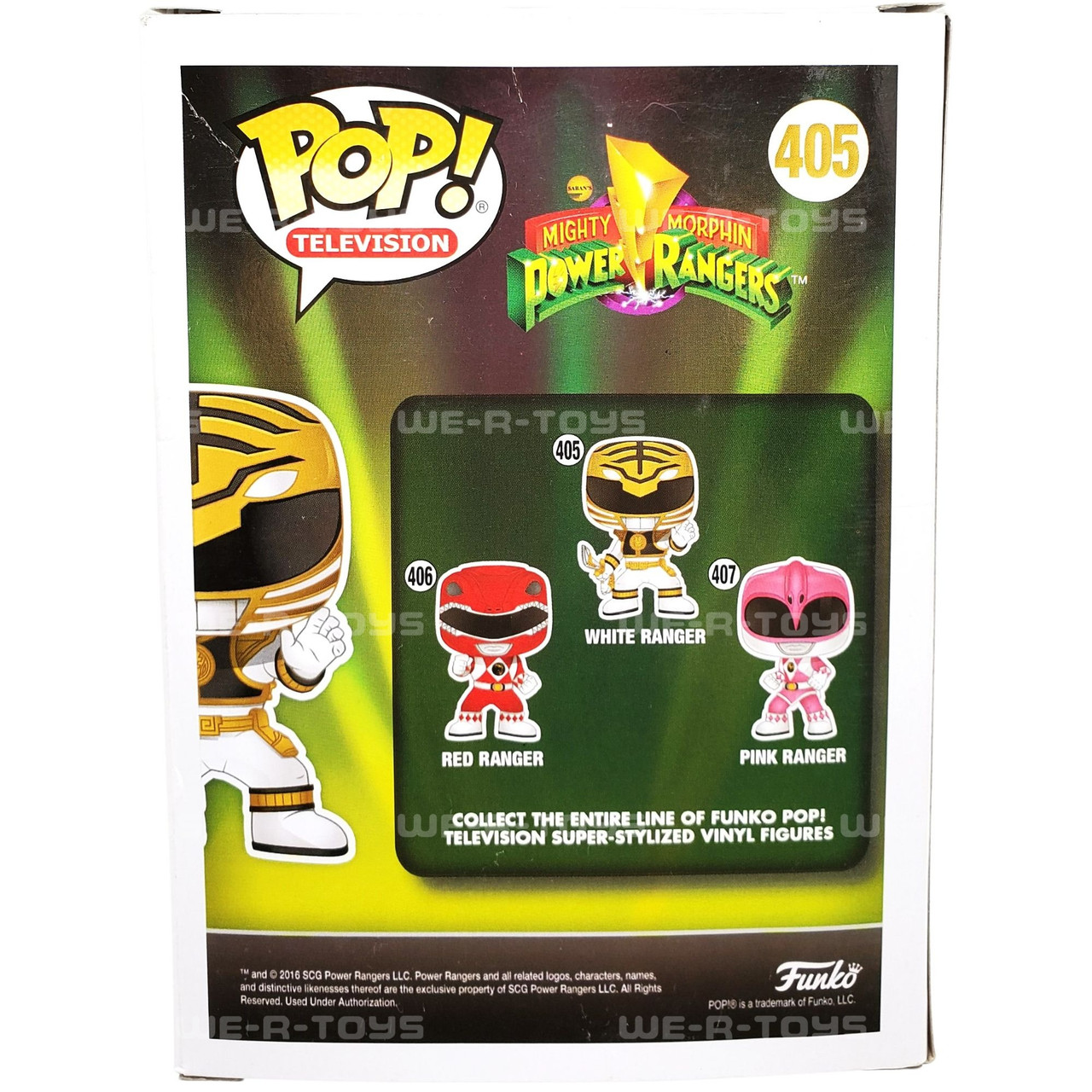 Funko Power Rangers Mini Funko Pop! Television Power Rangers White Ranger Vinyl Figure - We-R-Toys