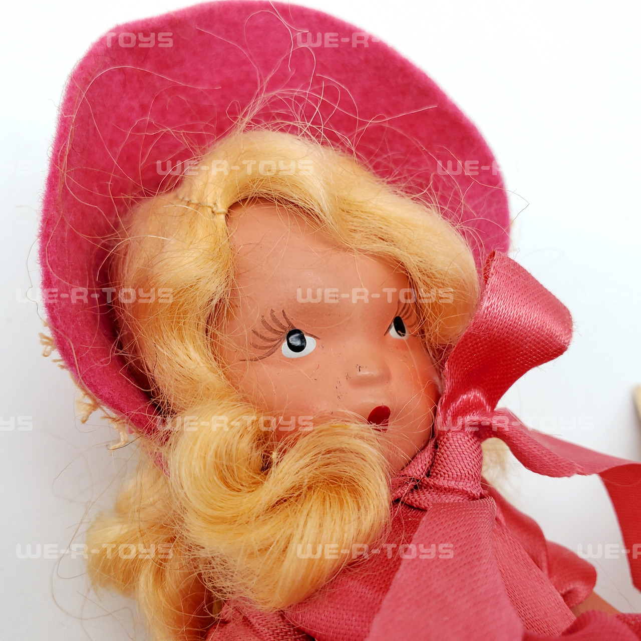 Nancy Ann Storybook 5in See Saw Marjorie Daw Pink Vintage Bisque