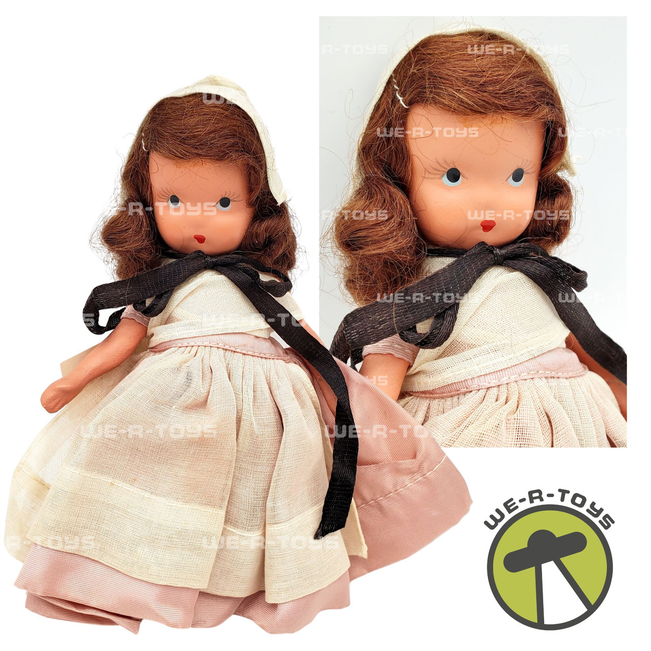 Nancy Ann American Girl Series #55 Pink Quaker Maid 5in Bisque