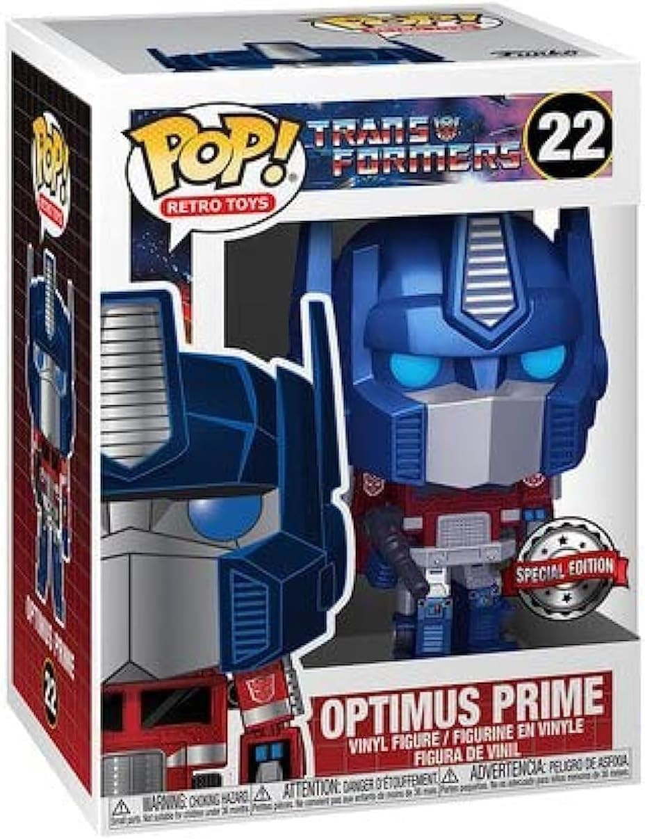 Funko Pop! Retro Toys: Transformers - Metallic Optimus Prime