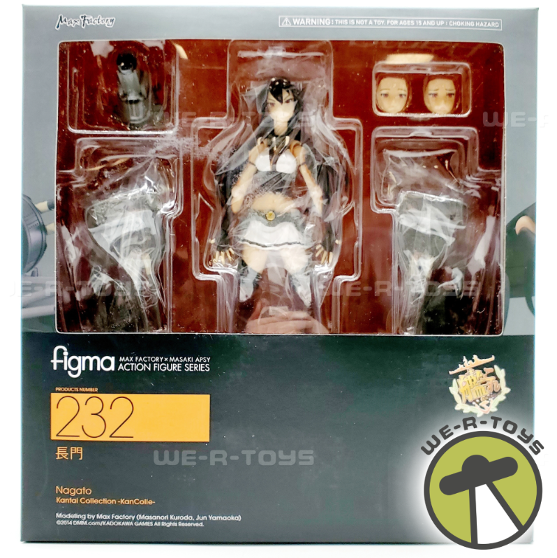 Figurine Figma KanColle Nagato #232 - Max Factory, Occasion, Collection Anime