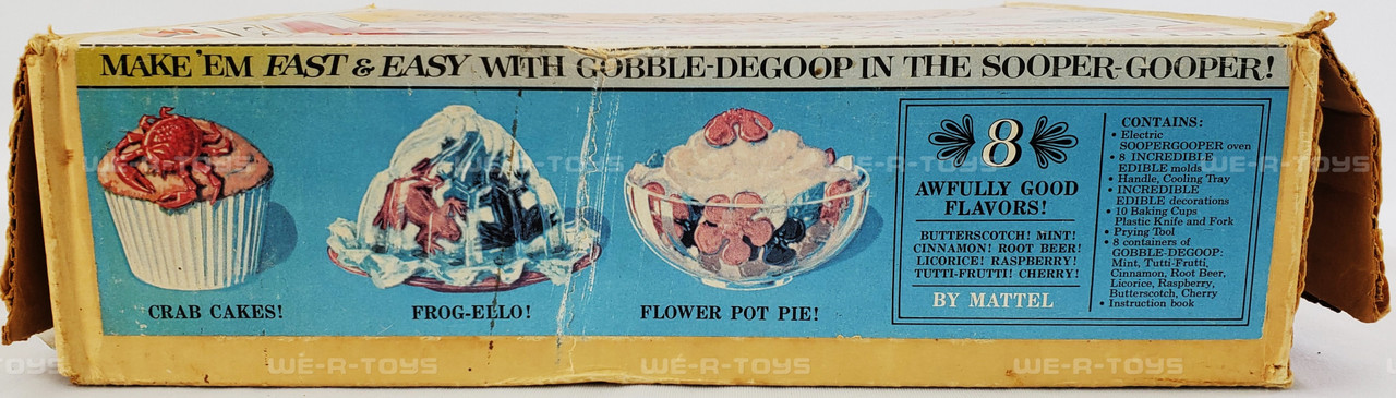 Vintage Incredible Edibles Super-Gooper Oven Cooking Set
